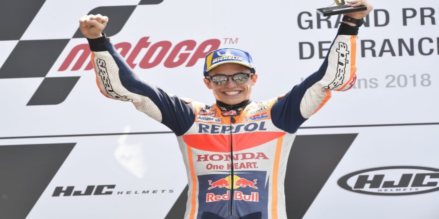 Marc Márquez: "Debemos mantener los pies en el suelo"