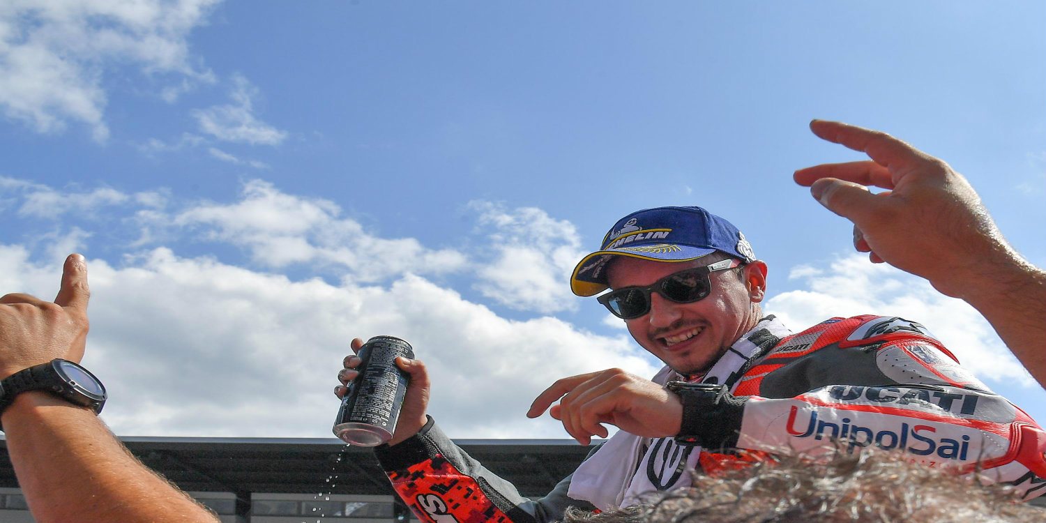 Jorge Lorenzo: "Cuando empecé a recuperar supe que no se iba a escapar"