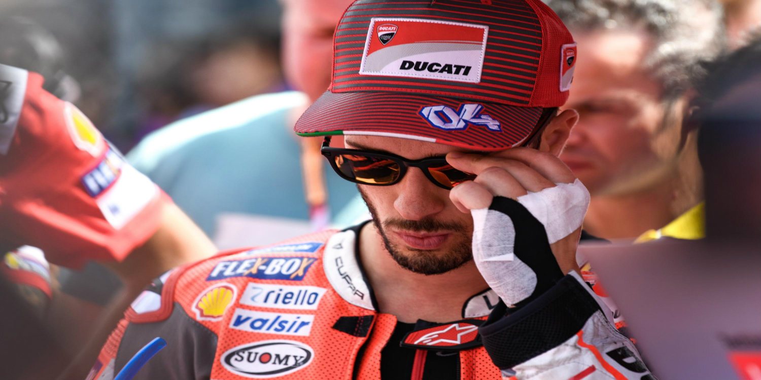 Andrea Dovizioso: "Tuve que rendirme cuando faltaban diez vueltas"