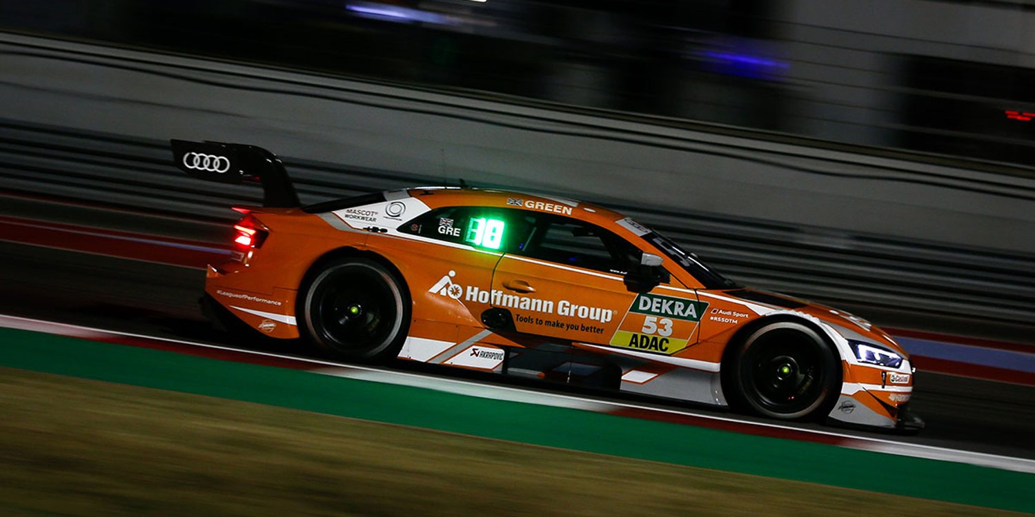 Jamie Green lidera los primeros entrenamientos nocturnos del DTM