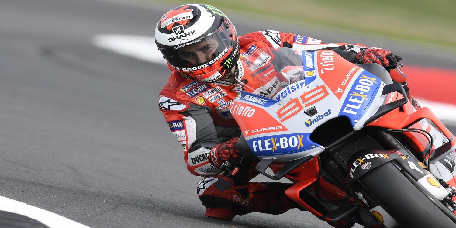 Jorge Lorenzo: "Con neumáticos de agua podemos aspirar a lo máximo"
