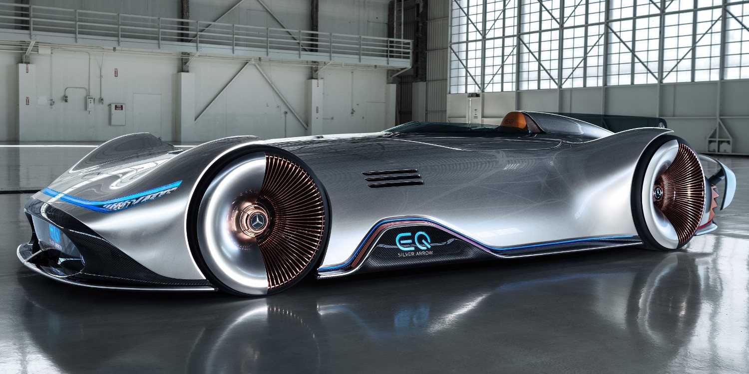 Conoce al esplendido Mercedes-Benz EQ Silver Arrow Concept