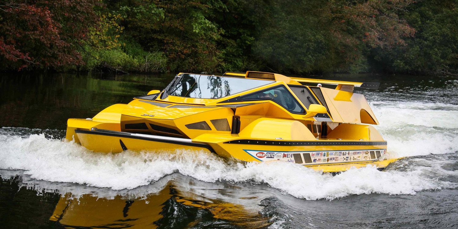 El Dobbertin HydroCar, un coche anfibio