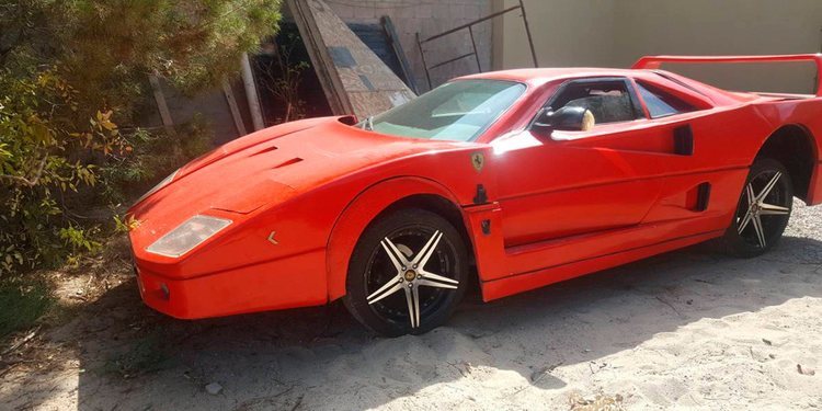 El Nissan disfrazado de Ferrari