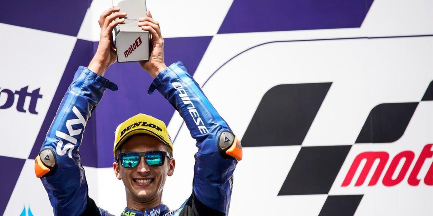 Luca Marini: "Ha sido un gran día para todos nosotros"