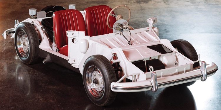 El histórico chasis de pruebas de Porsche