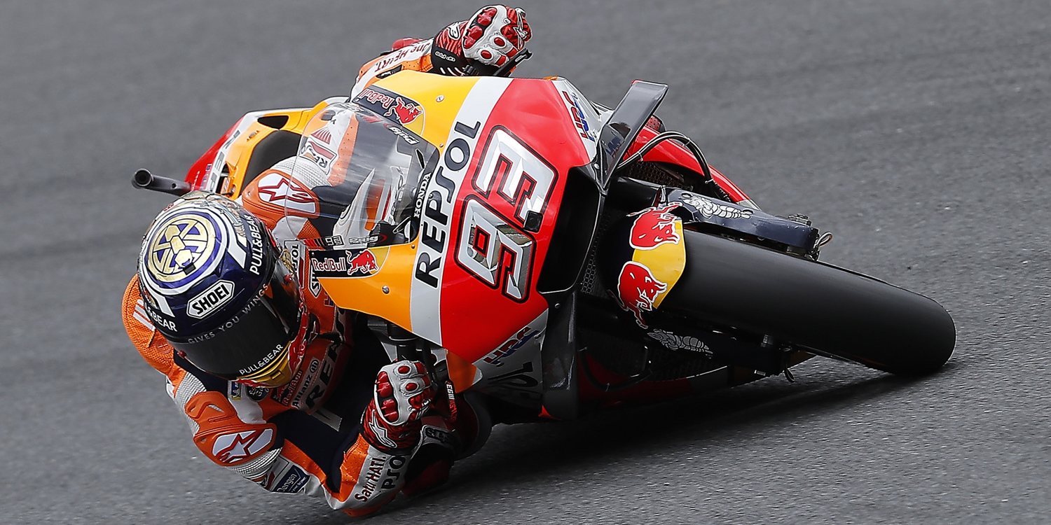 Marc Márquez: "Con la pista seca, las sensaciones han sido buenas"