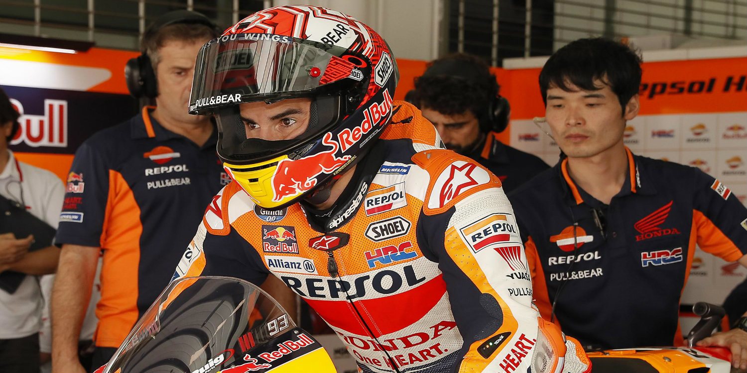Marc Márquez completa el triplete de poles españolas en Sepang