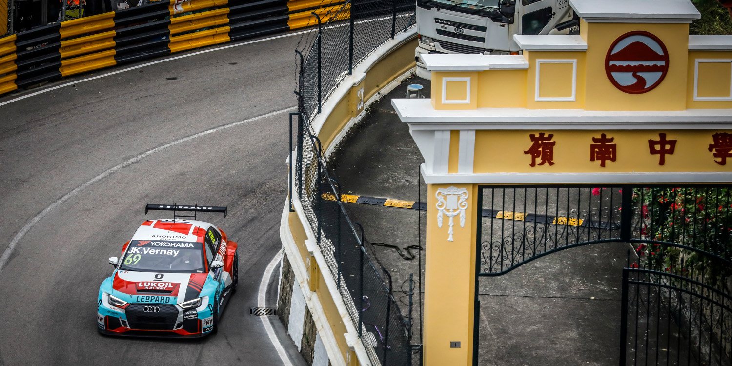 El lastre no puede con Jean Karl Vernay en los Libres de Macao