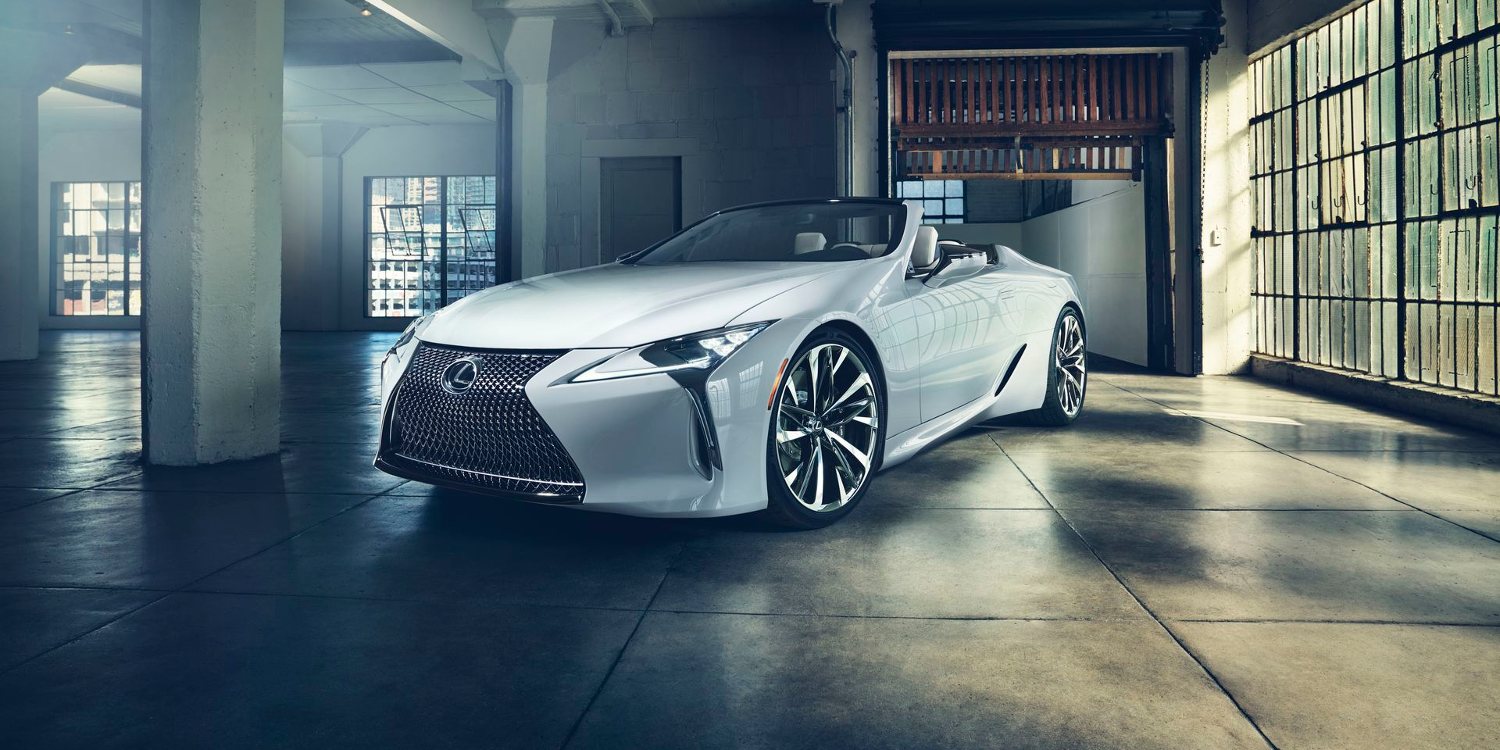 El Lexus LC convertible para Detroit