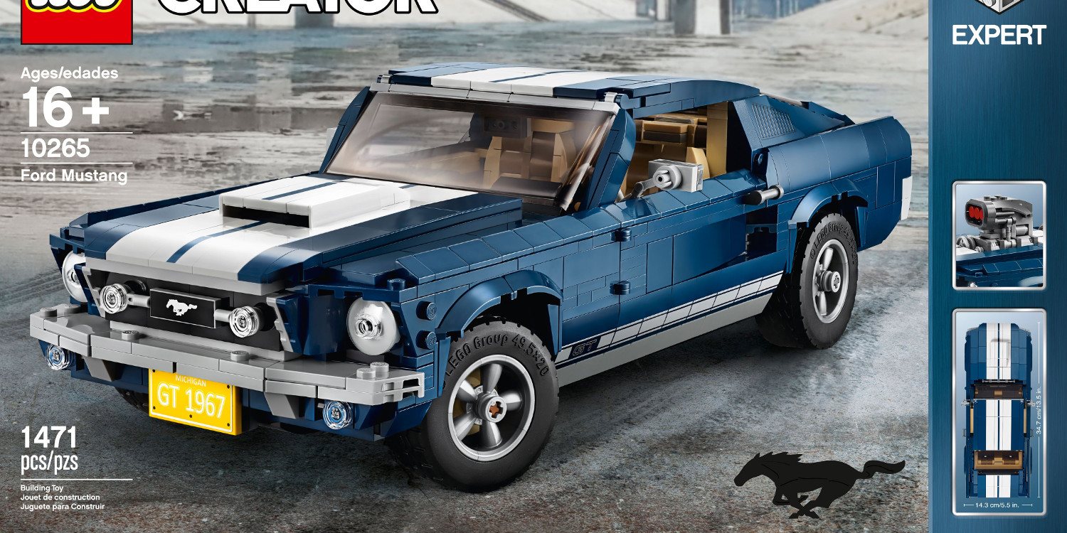 Conoce el Ford Mustang 1967 de Lego