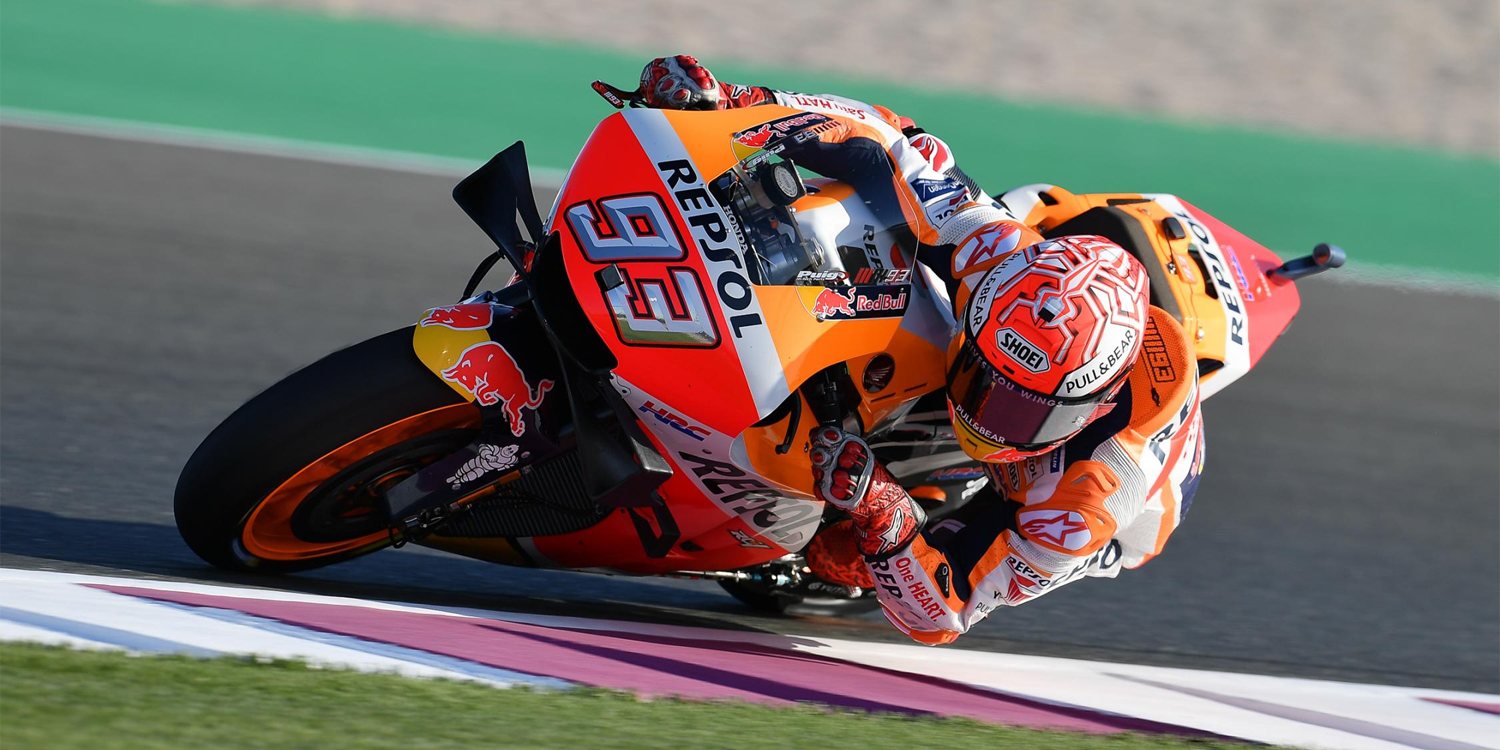 Marc Márquez lidera los primeros libres del año