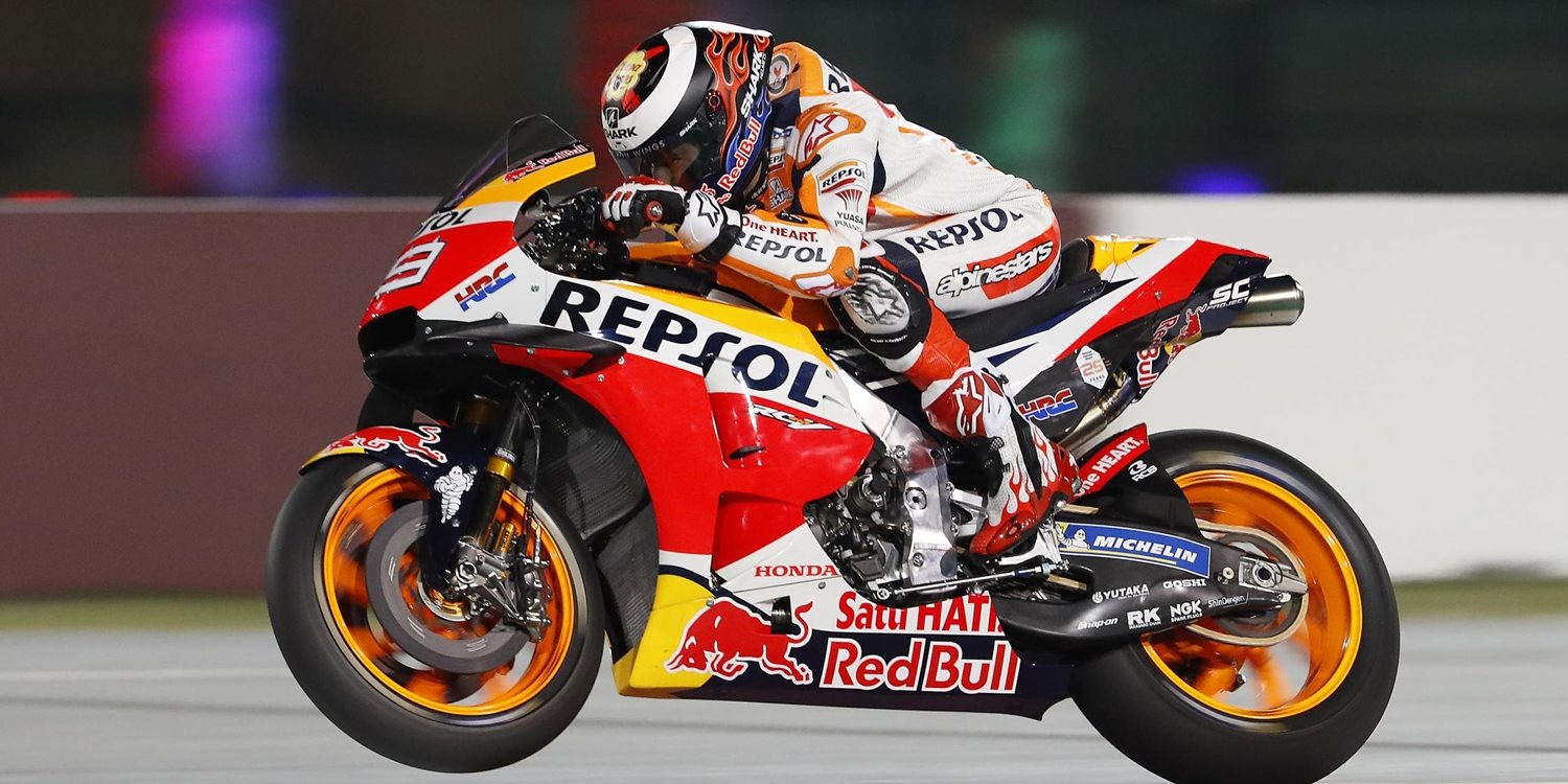 Jorge Lorenzo compitió en Qatar con una costilla fisurada