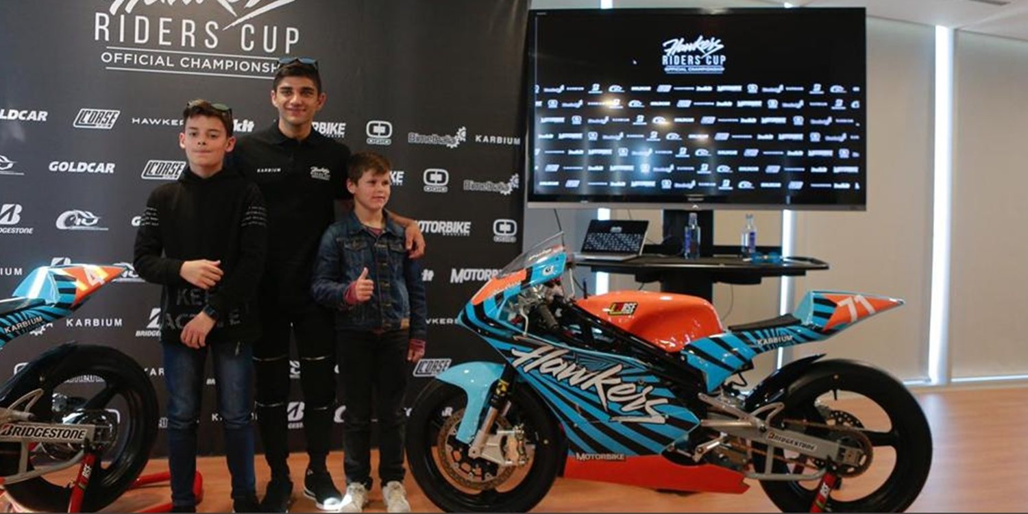 Jorge Martín será el embajador de la 3º Hawkers Riders Cup