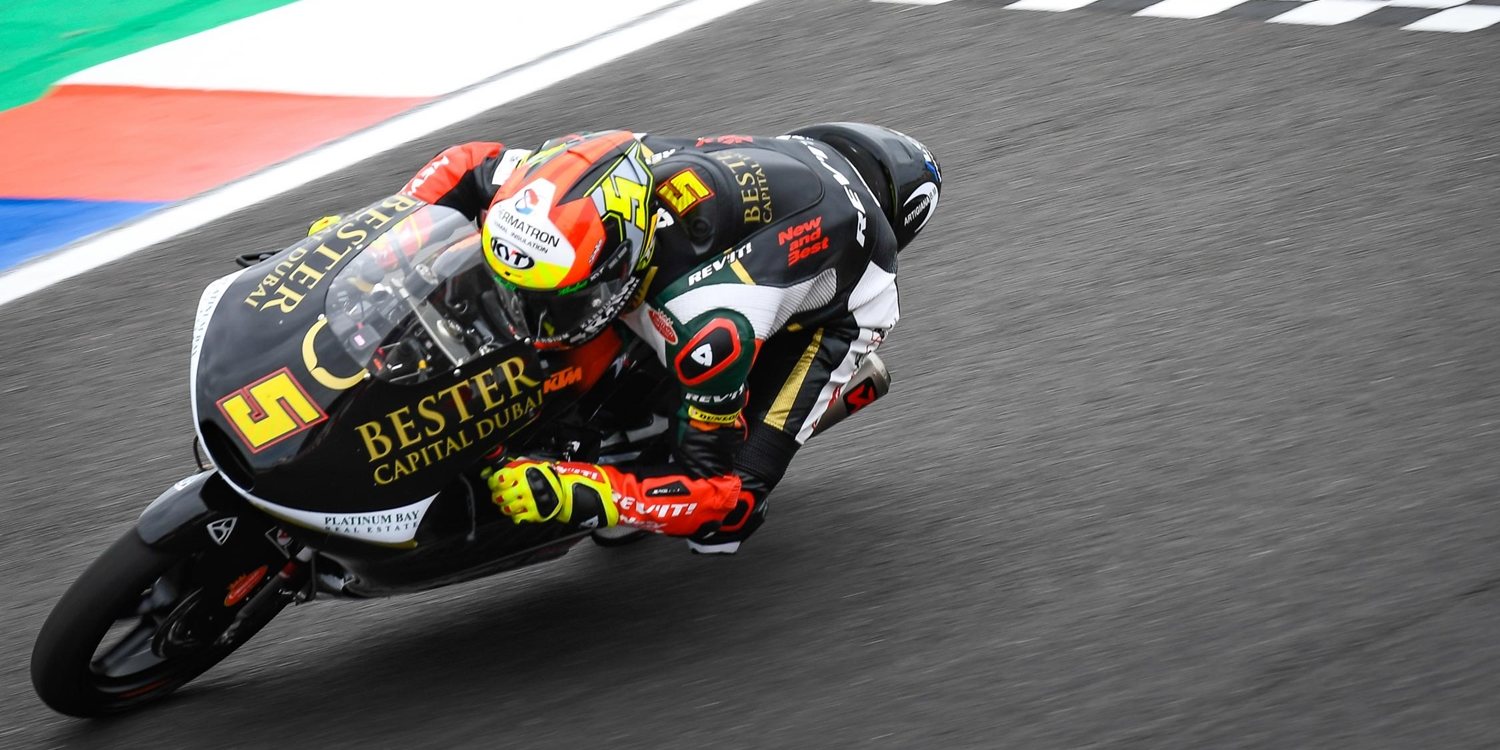 Jaume Masiá gana su primera carrera y completa un GP de ensueño