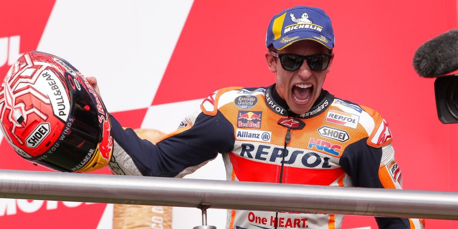 Marc Márquez: "Ha sido una sensación muy dulce sobre la moto"