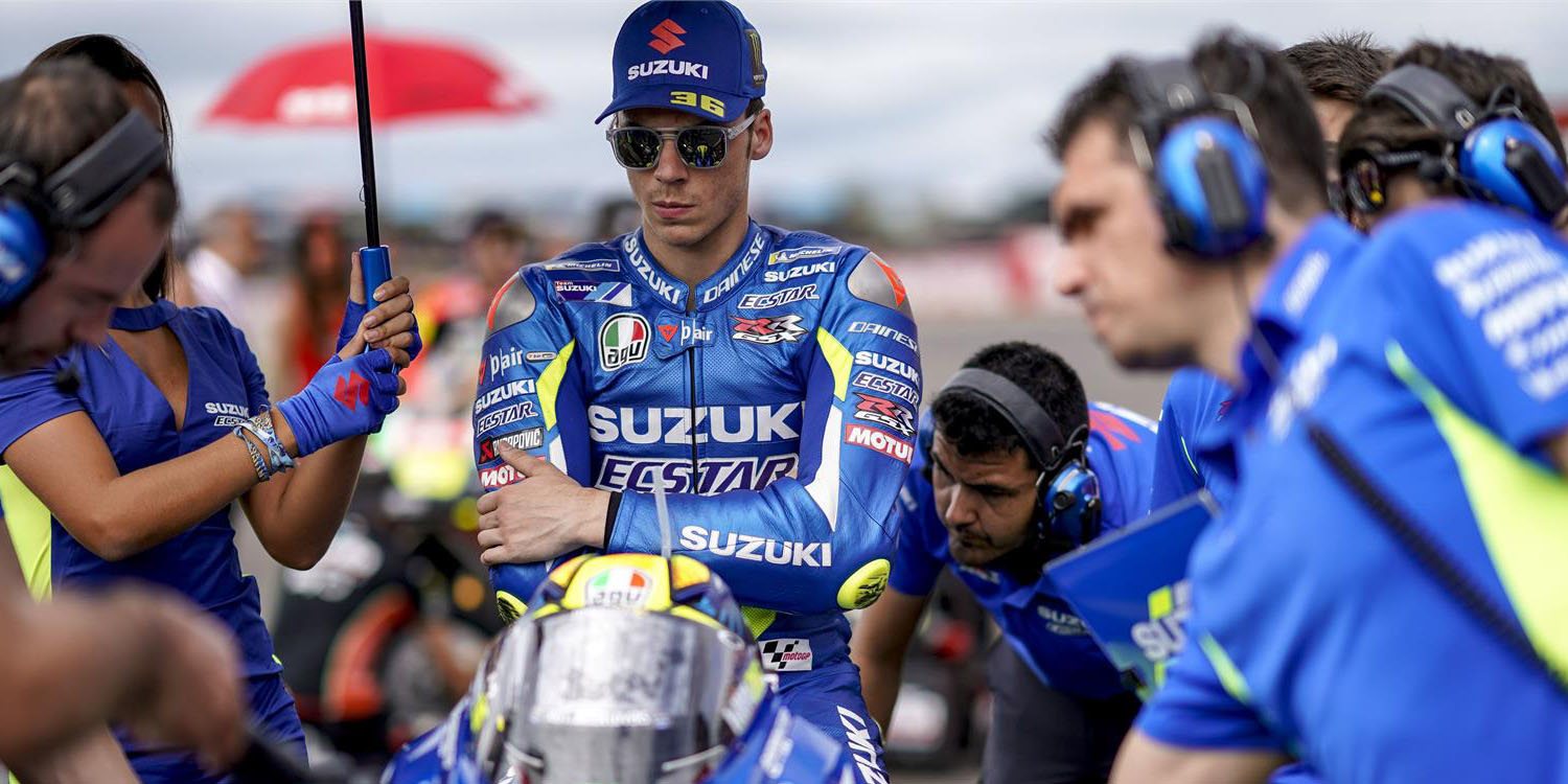 Joan Mir: "Es la primera vez que me meto en pitlane en mi carrera"