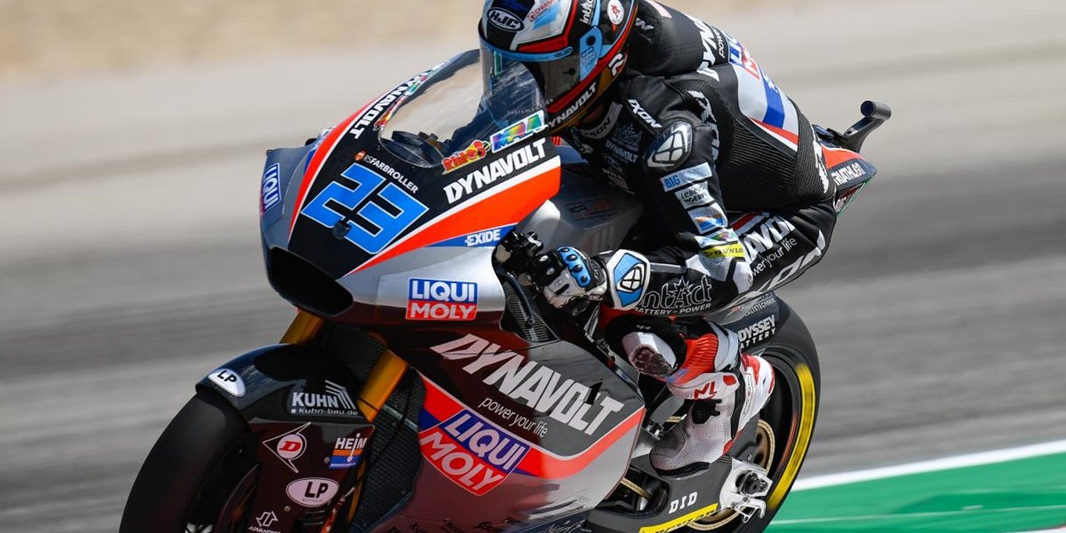 Marcel Schrotter saca el martillo en Moto2