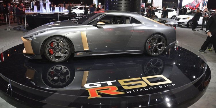 Nissan llevó el GT-R50 by Italdesign a Nueva York