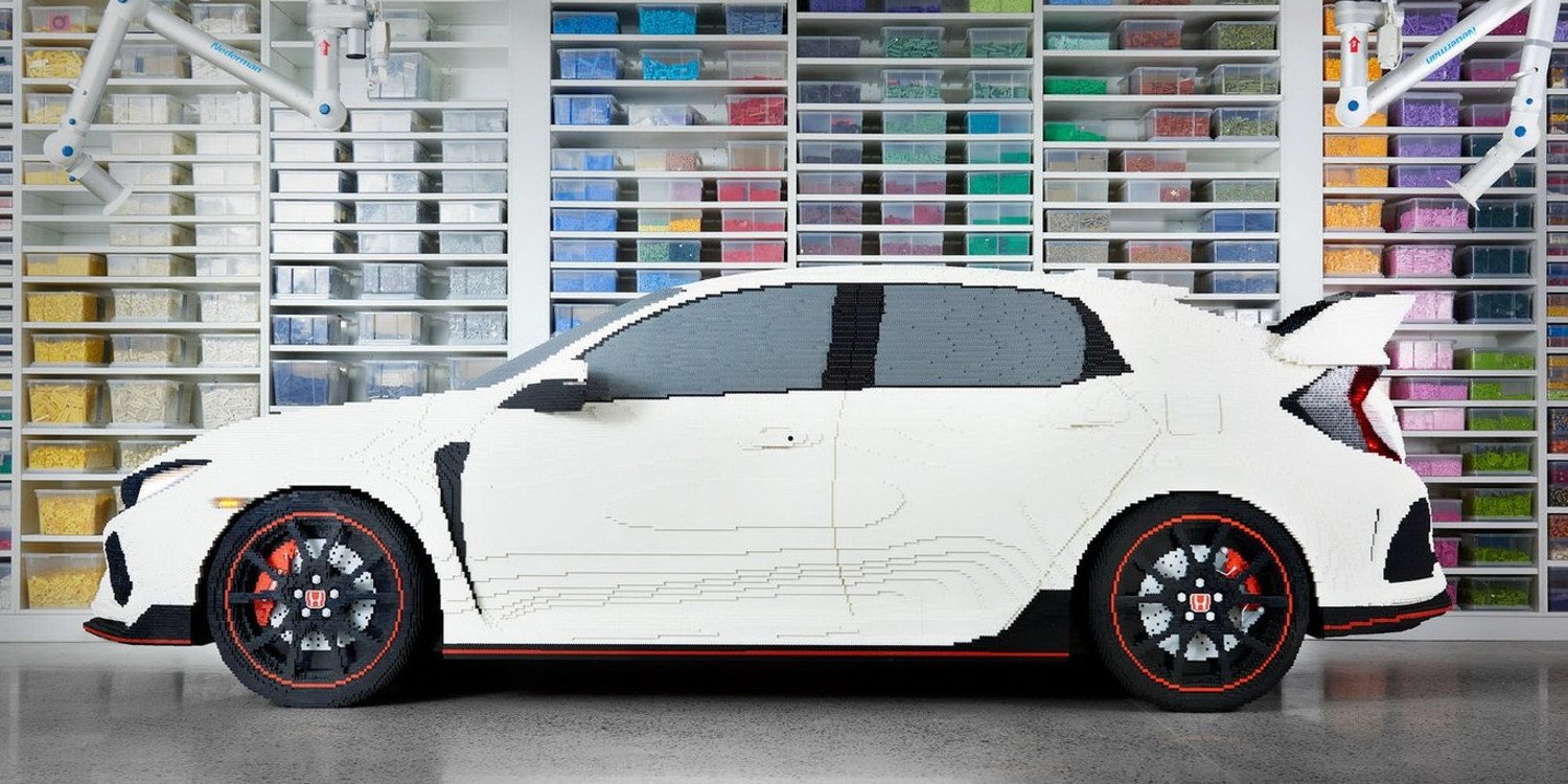 Honda Civic Type R de LEGO escala 1:1