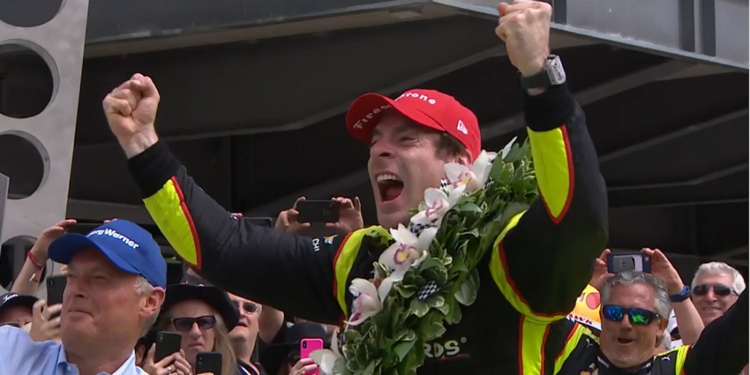 El francés Simon Pagenaud ganó las 500 Millas de Indianapolis