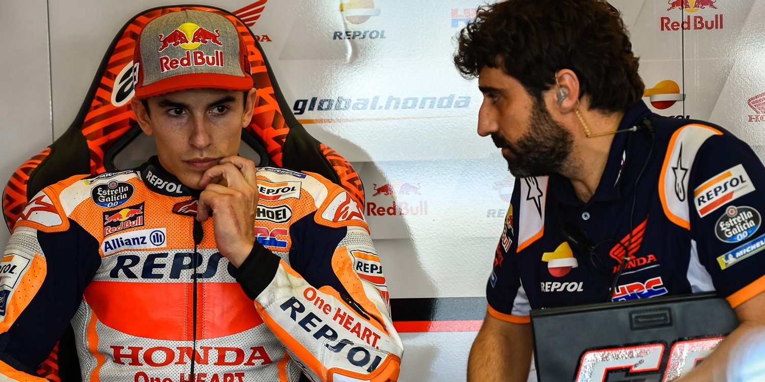 Marc Márquez: "Cuando ganas potencia pierdes tracción, y la tracción aquí es importante"