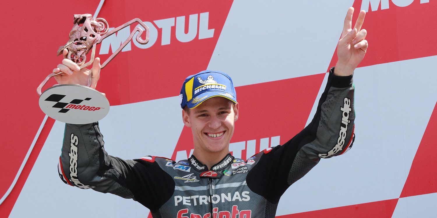 Fabio Quartararo: "Liderar la carrera ha sido el mejor momento de mi vida"