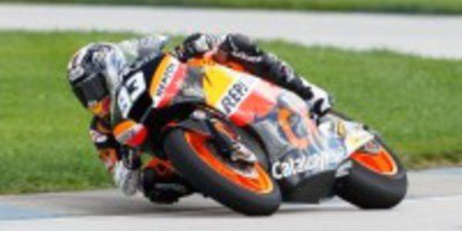El poleman Pol Espargaró y Marc Márquez dan un recital en la Qualy de Indiana