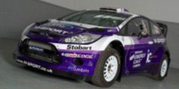 Mathew Wilson presenta su Fiesta WRC para Gran Bretaña
