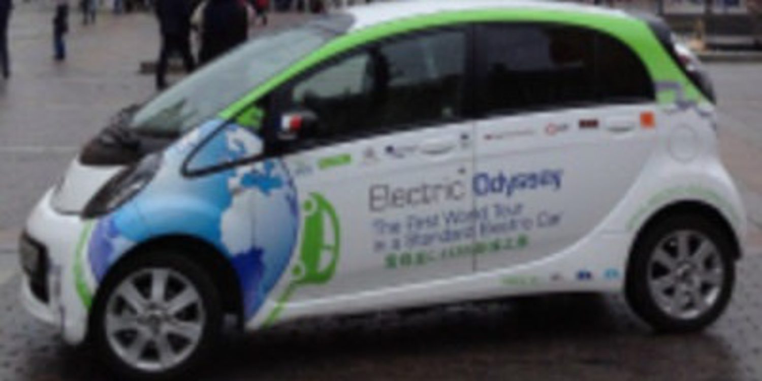 Un Citroen C-Zero logra dar la vuelta al mundo