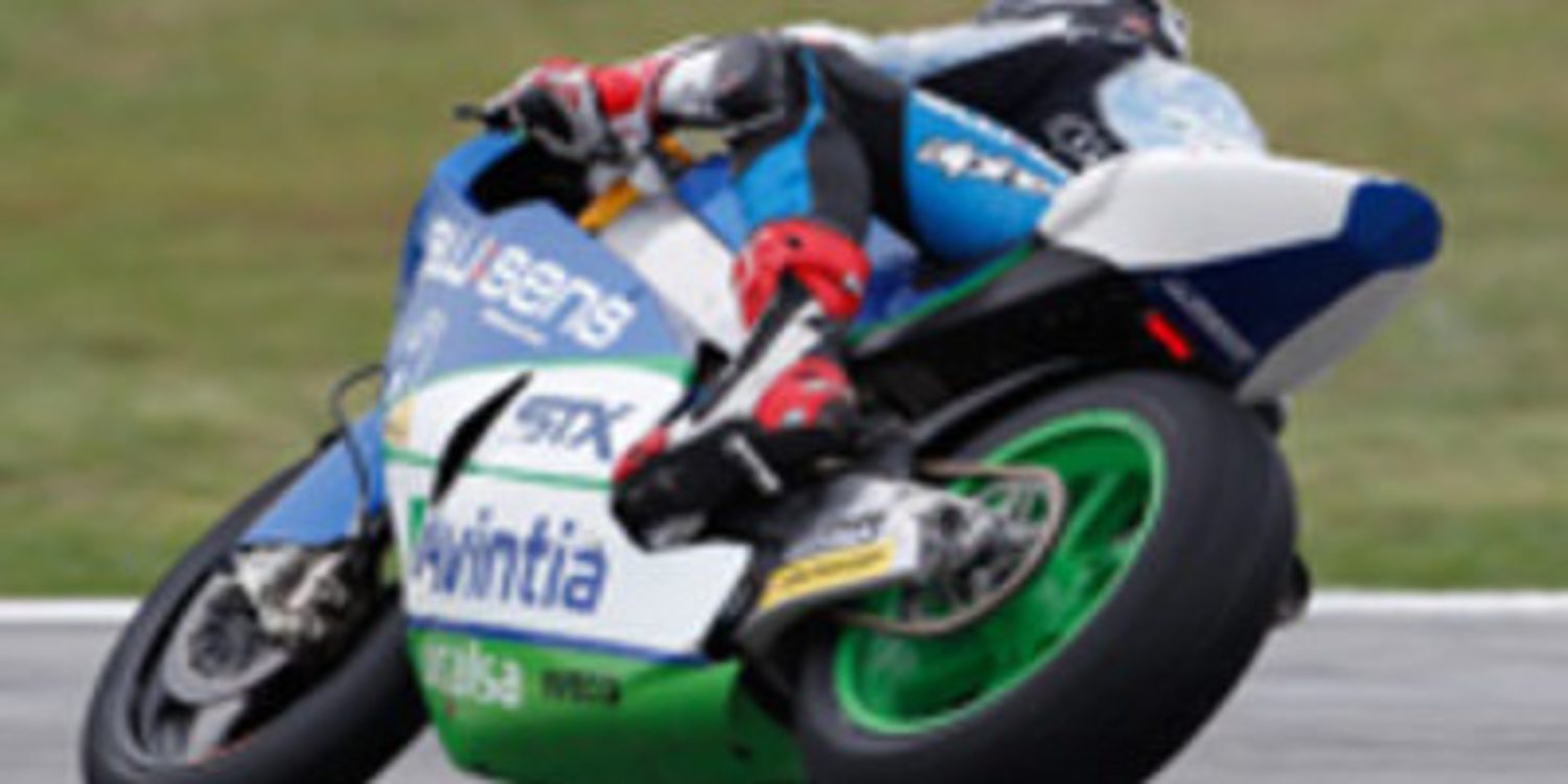 Takaaki Nakagami y Julito Simón en el Italtrans Racing para Moto2 2013