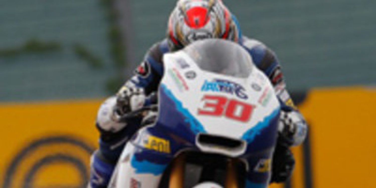 La lluvia interrumpe los FP3 de Moto2 donde domina Takaaki Nakagami