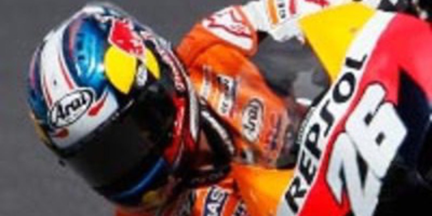Dani Pedrosa destroza el récord de Cheste para sumar la pole de MotoGP
