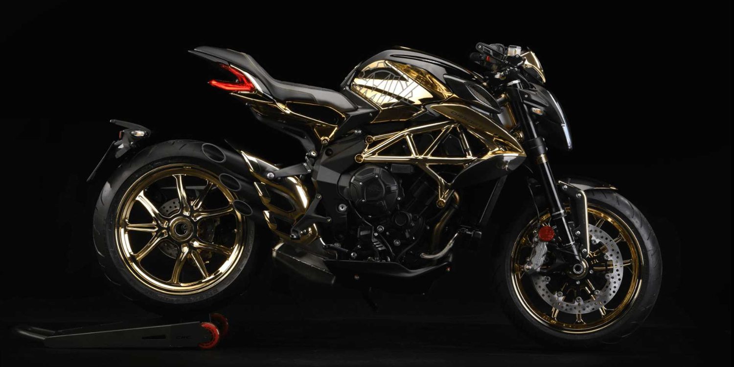 La deslumbrante MV Agusta Dragster RC Shining Gold