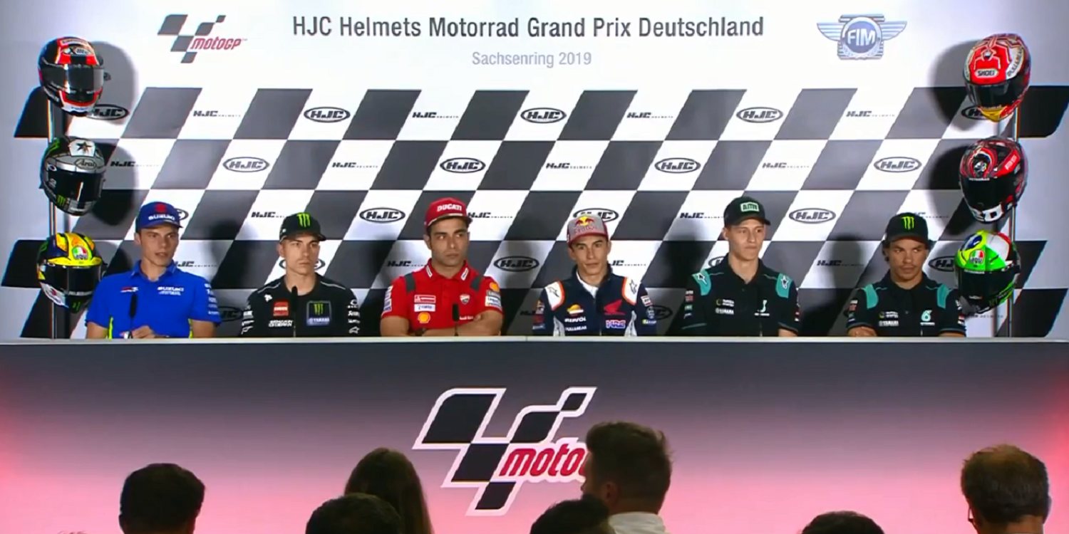 Rueda de prensa del GP de Alemania de MotoGP