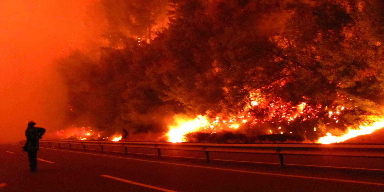 Qué hacer si nos topamos con un incendio en las vías