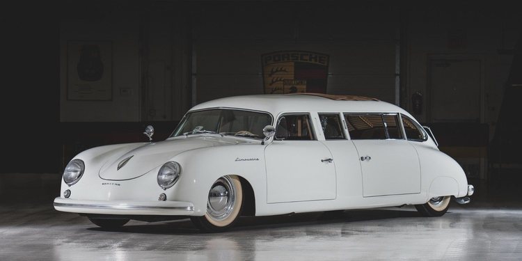 El extravagante Porsche 356 limusina a subasta