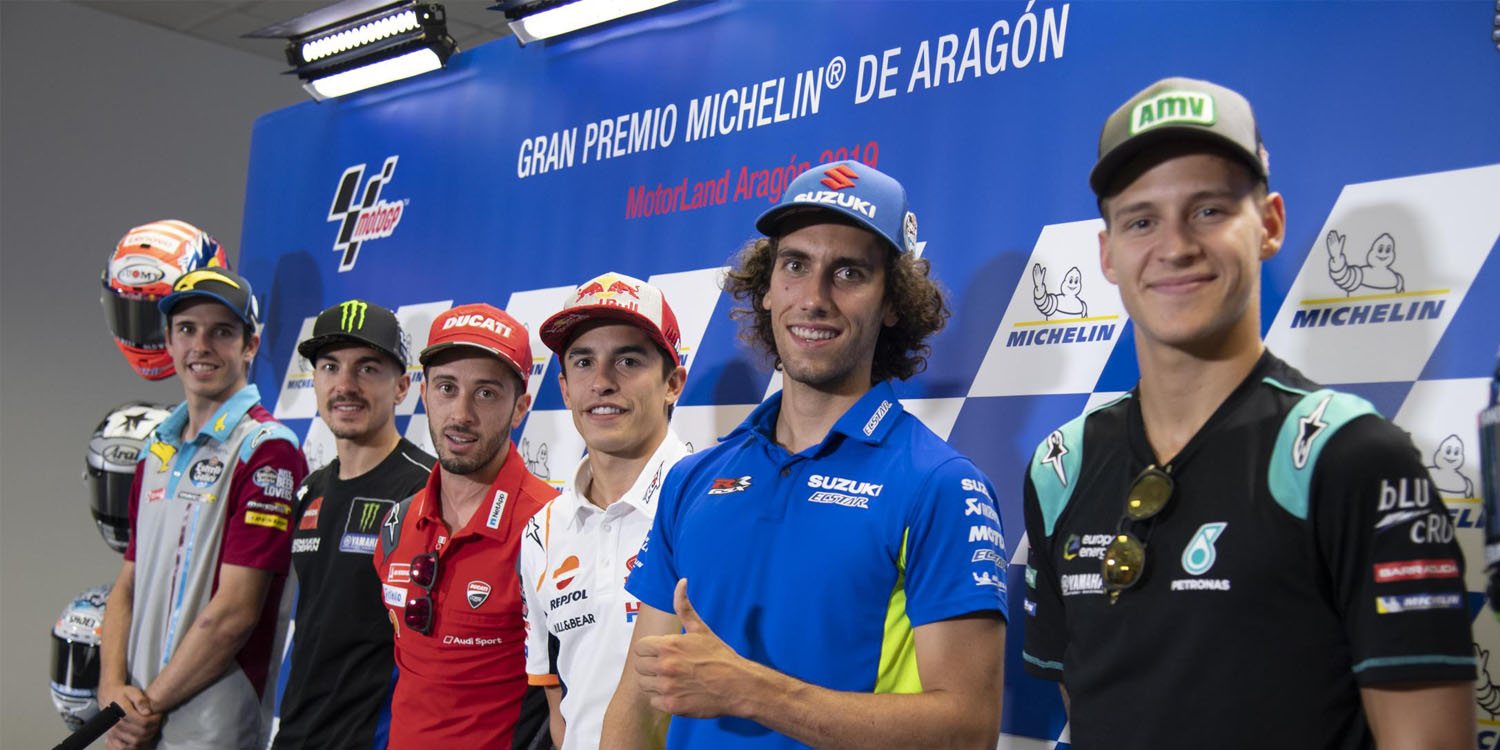 Rueda de prensa del Gran Premio de Aragón 2019