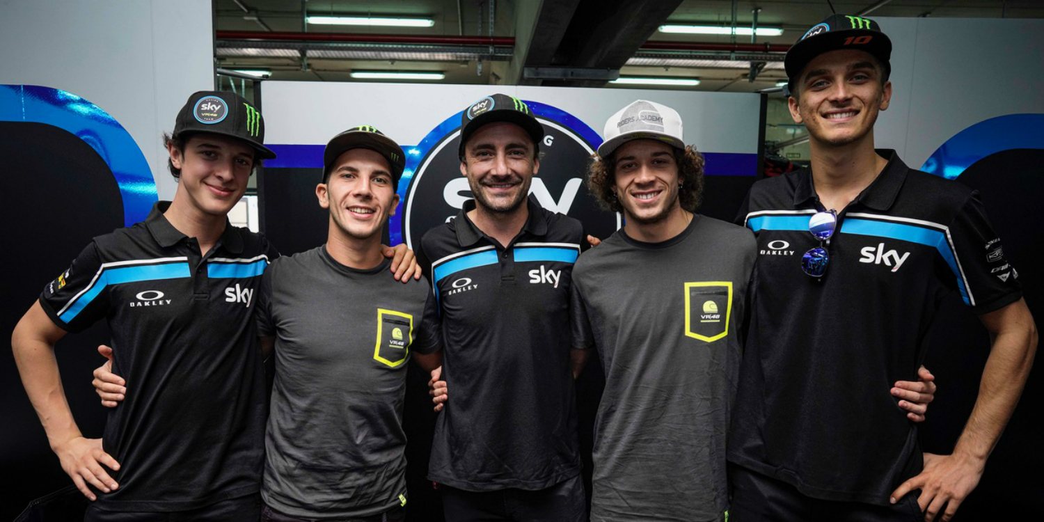 Confirmada la formación del Sky Racing Team VR46 la próxima temporada