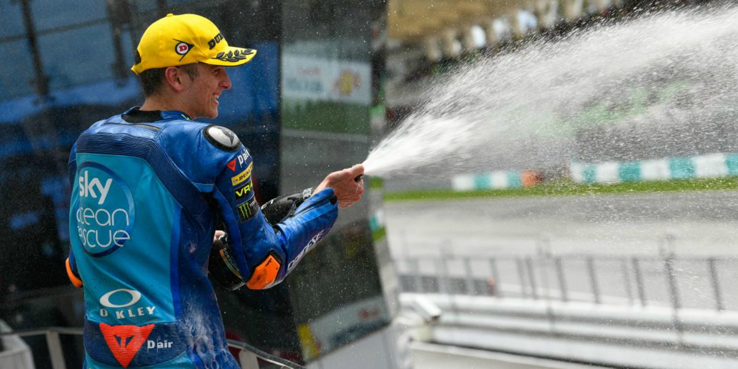 Moto2 2018: Luca Marini logra la victoria en Malasia y Bagnaia campeón
