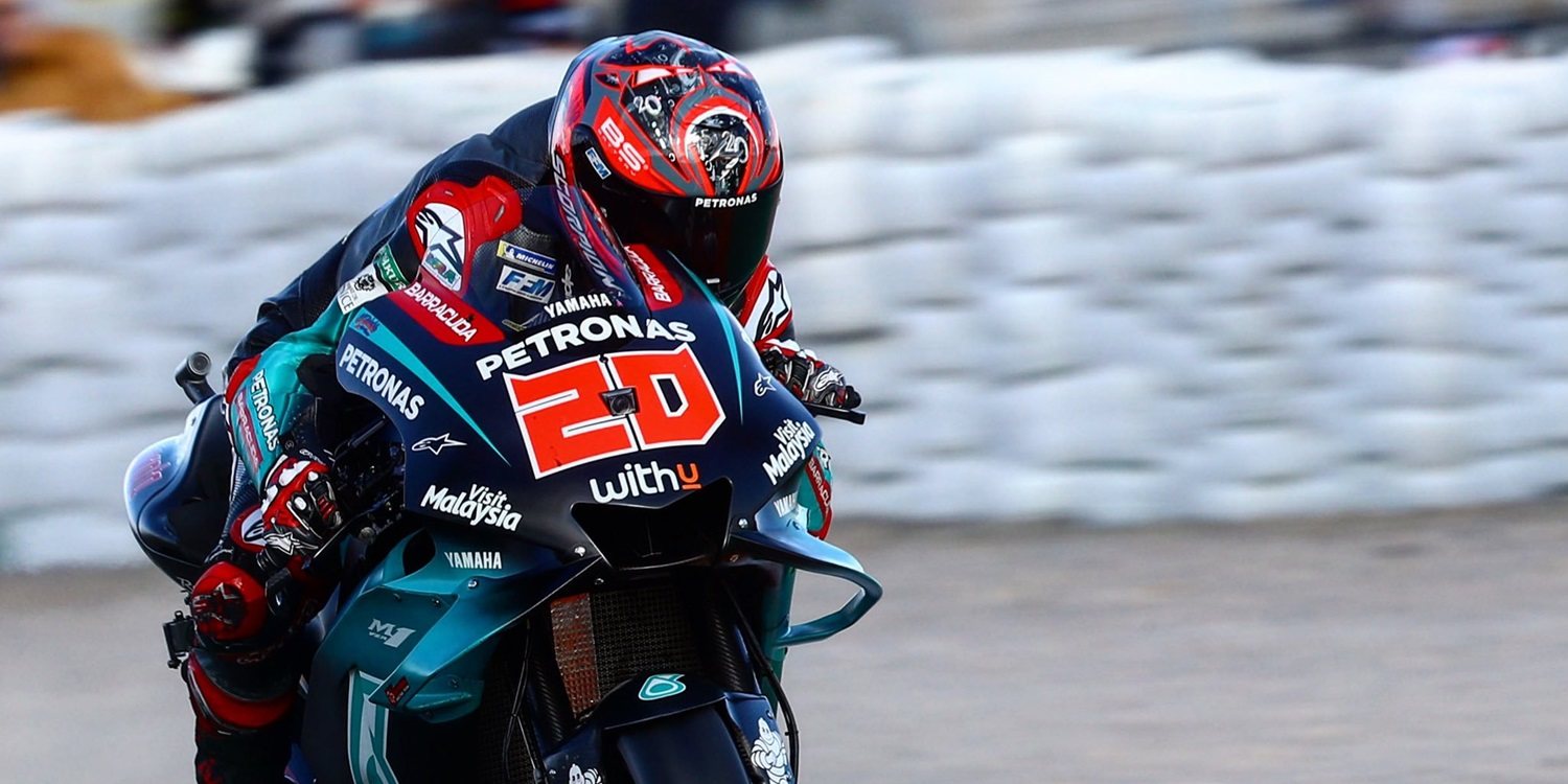 Fabio Quartararo lidera en los albores del Gran Premio valenciano