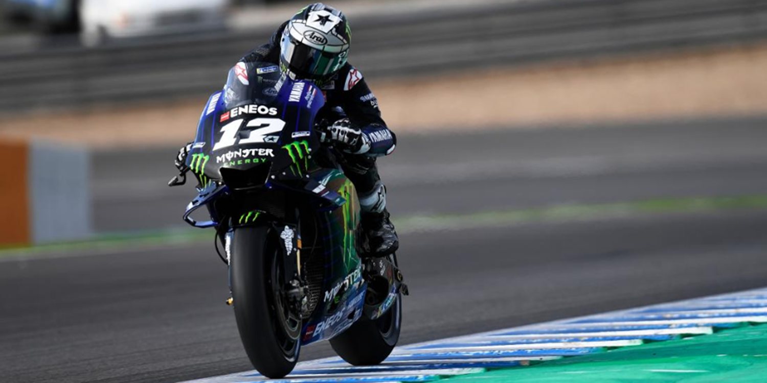 Maverick Viñales lidera el primer día de test en Jerez