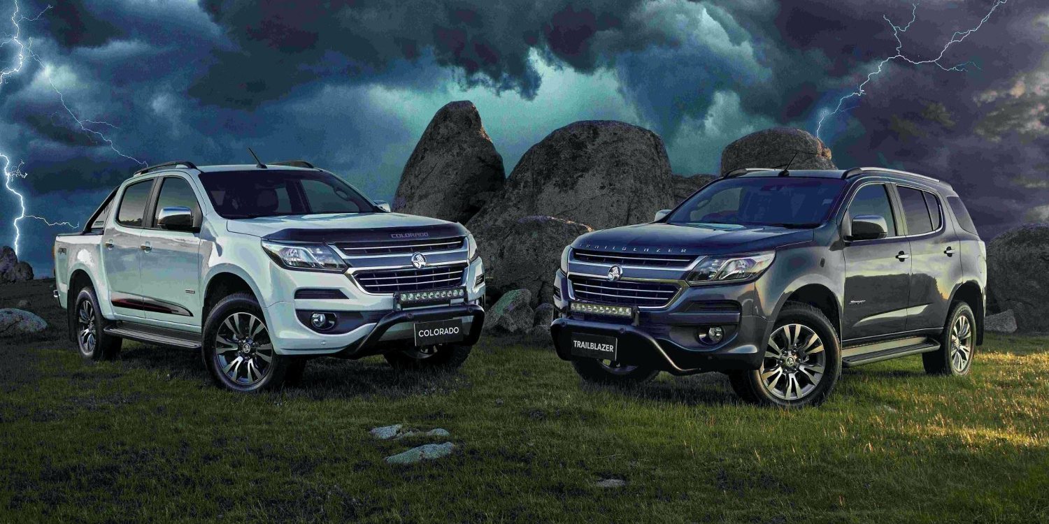 Nuevas Holden Colorado y Trailblazer Storm