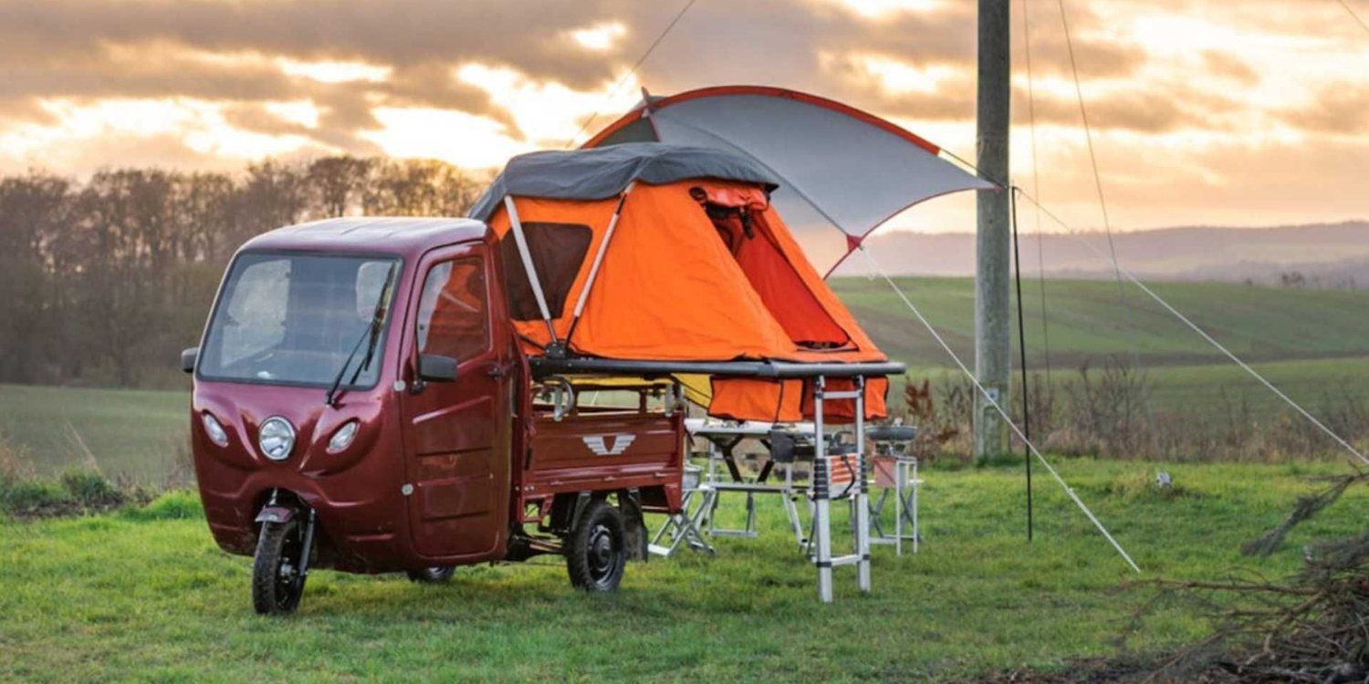 Te presentamos el Elektro Frosch, el triciclo eléctrico camperizado