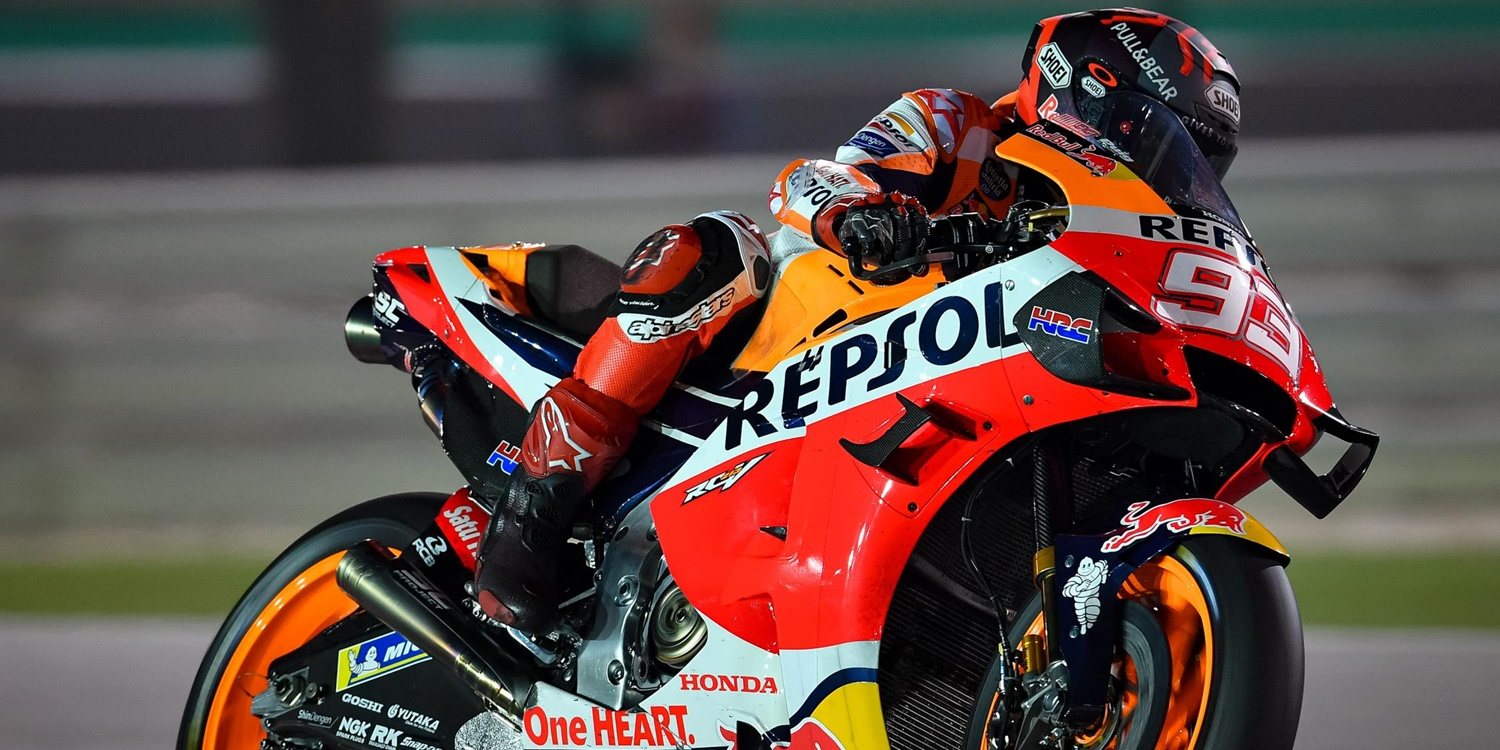 Marc Márquez: "Estamos intentando encontrar el mejor camino, pero es complicado en Qatar"