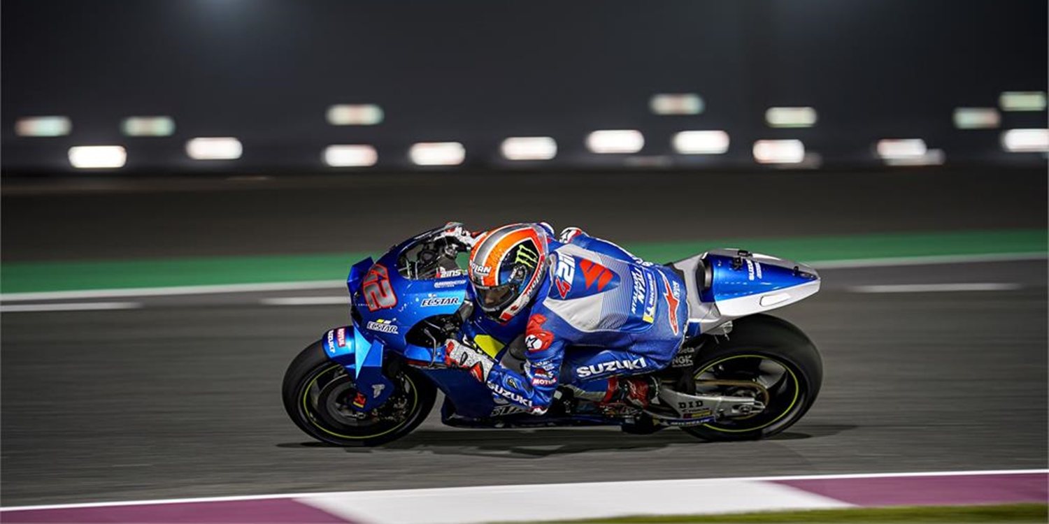Álex Rins: "Hoy he terminado la sesión sintiéndome feliz"