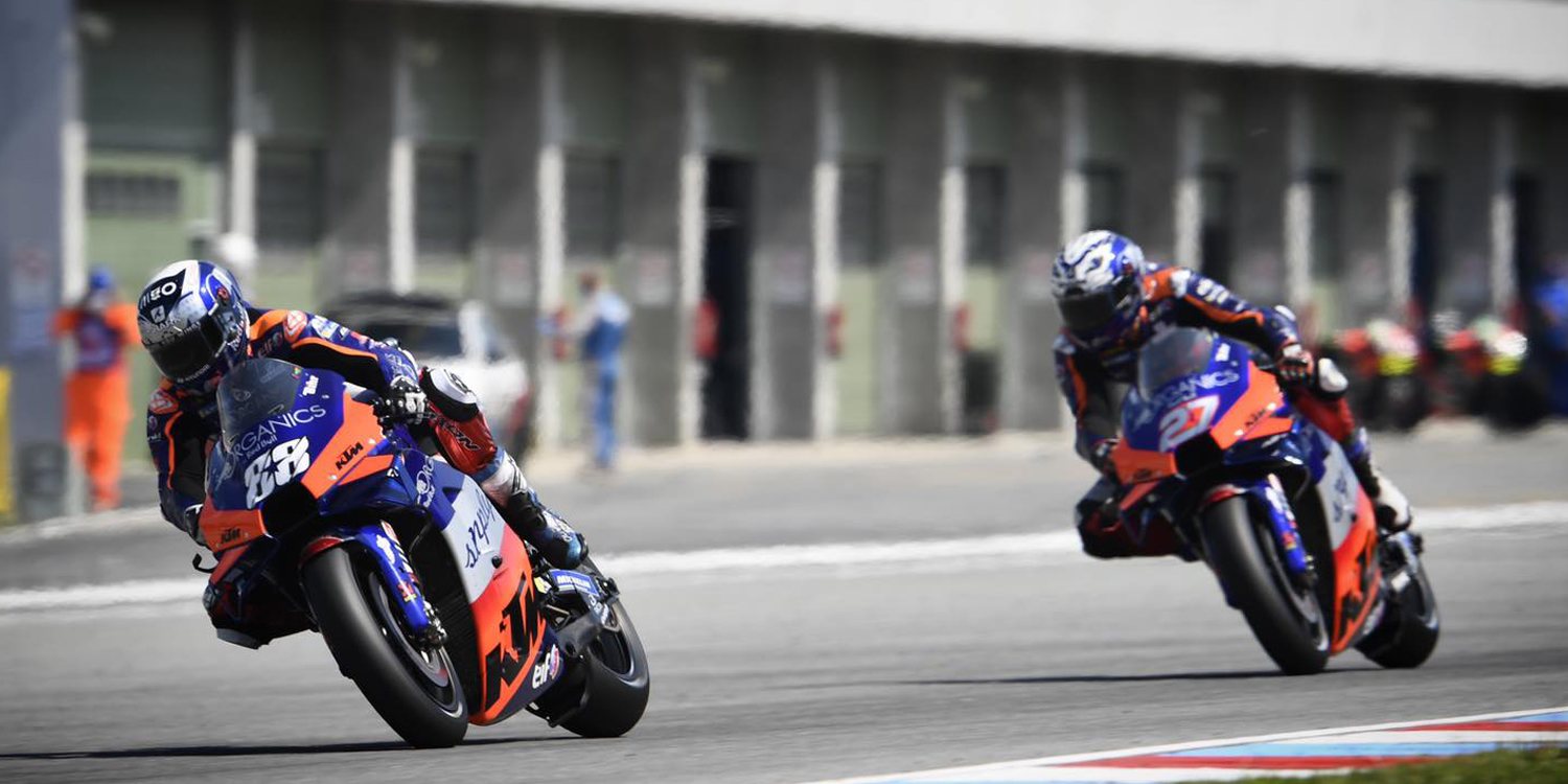 Los pilotos del KTM Tech3, listos para dar el golpe en Austria