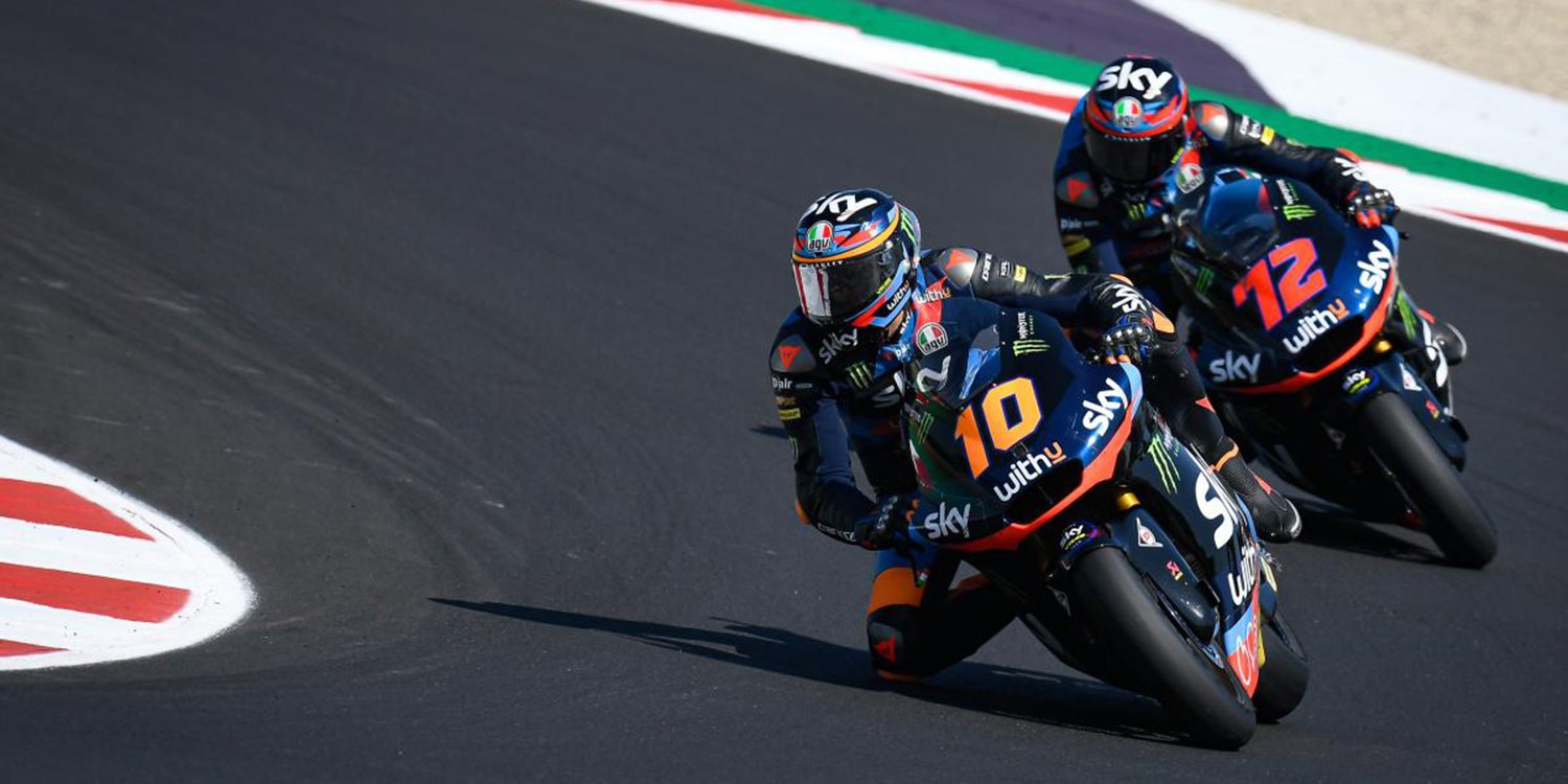 Luca Marini se hace con una pole de récord en Moto2