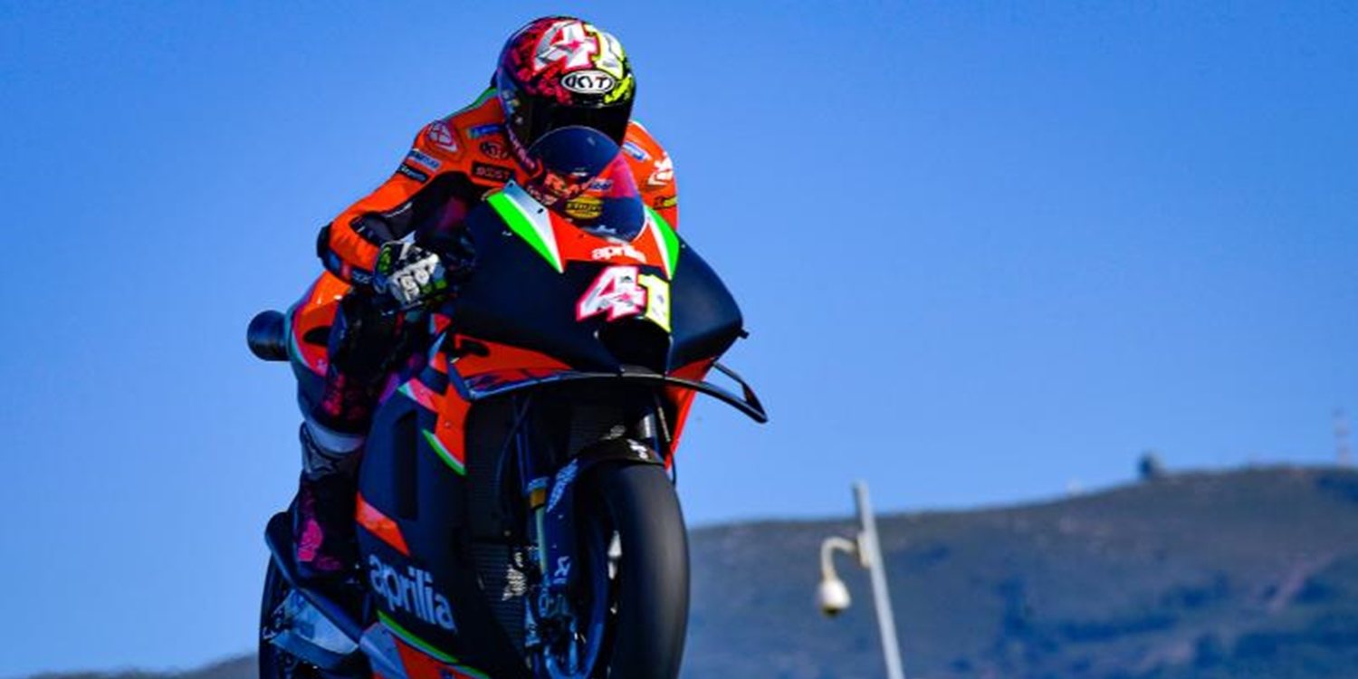 Aleix Espargaró registra el mejor tiempo en los test de Portimao
