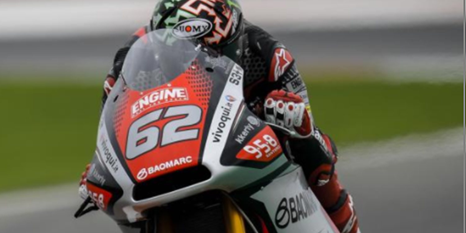 Stefano Manzi logra su primera pole en Moto2